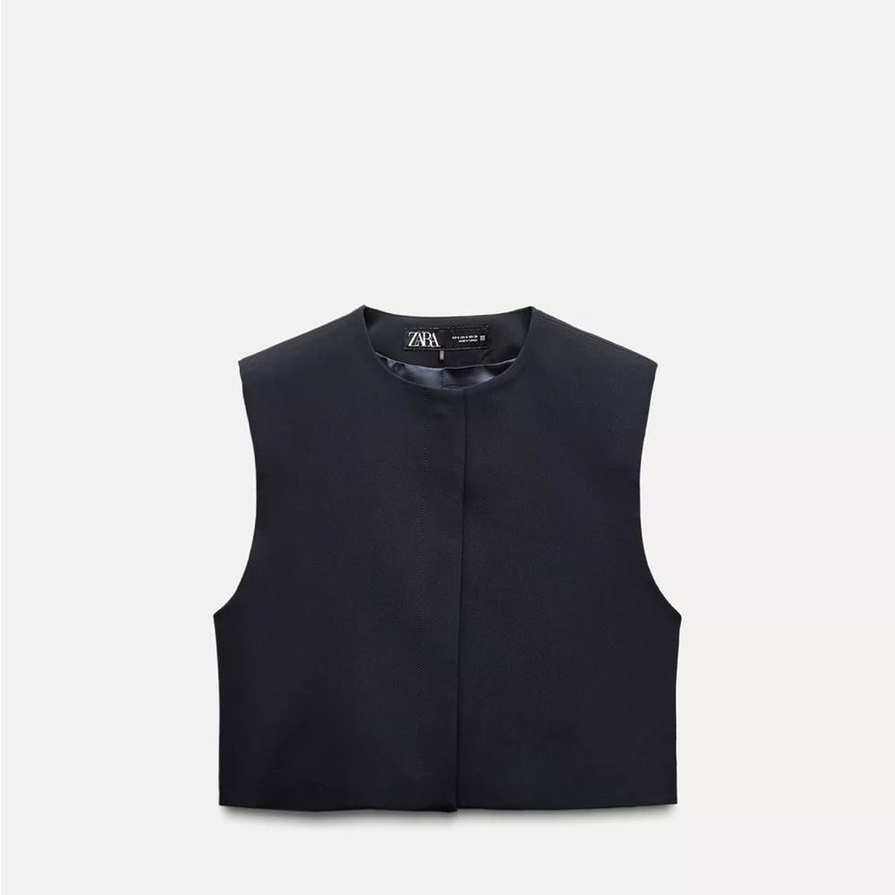 Zara Black Sleeveless Top